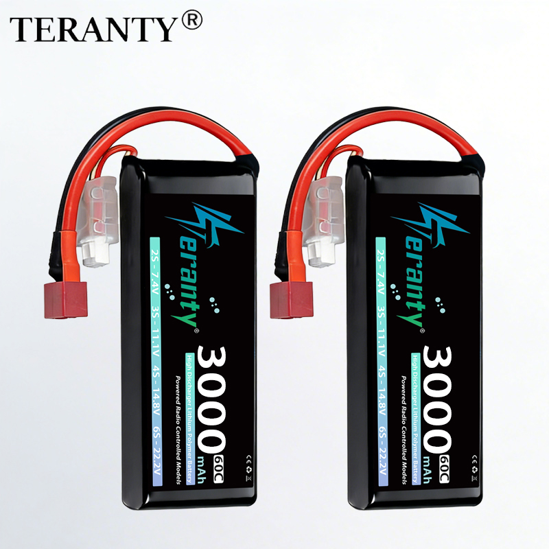 Drone Battery Connector - 테란티 2S 3000mAh 리포 배터리 7.4V