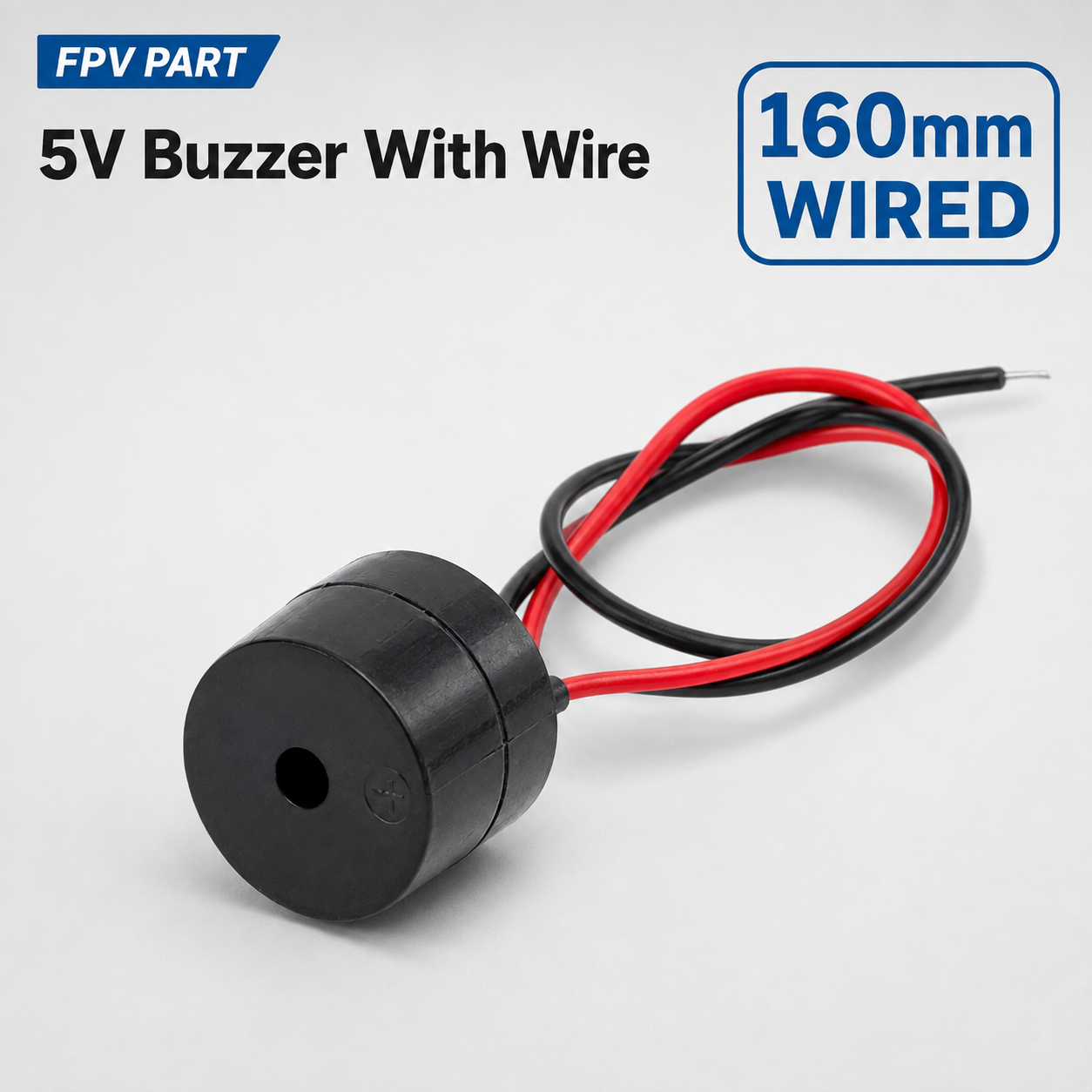 Drone Battery Alarm - 5V 액티브 버저 알람 비퍼 (케이블