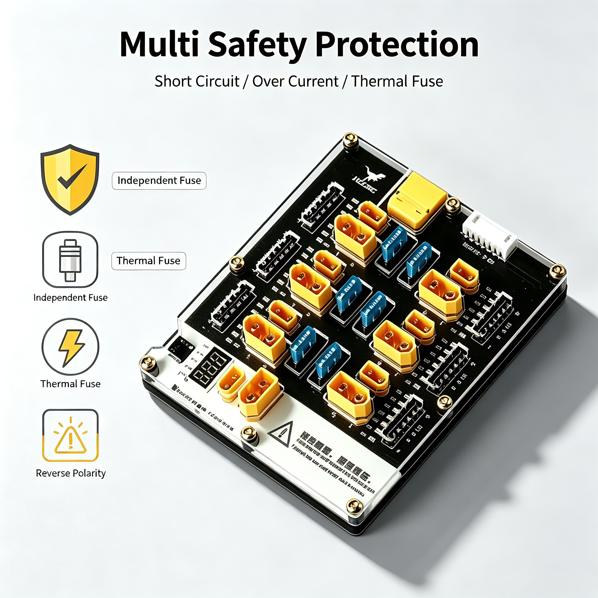 Drone Battery Parallel Board - HGLRC Thor Pro 6포트 리포 밸런스
