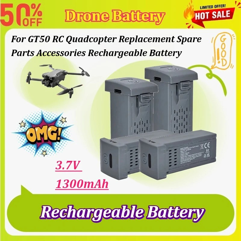 Drone Battery Li-Ion - 새로운 1-5Pcs 3.7V 1300mAh 드론 배터리