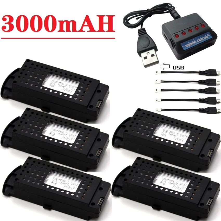 Drone Battery Li-Ion - Q6 드론 배터리 3.7V 3000mAh G6