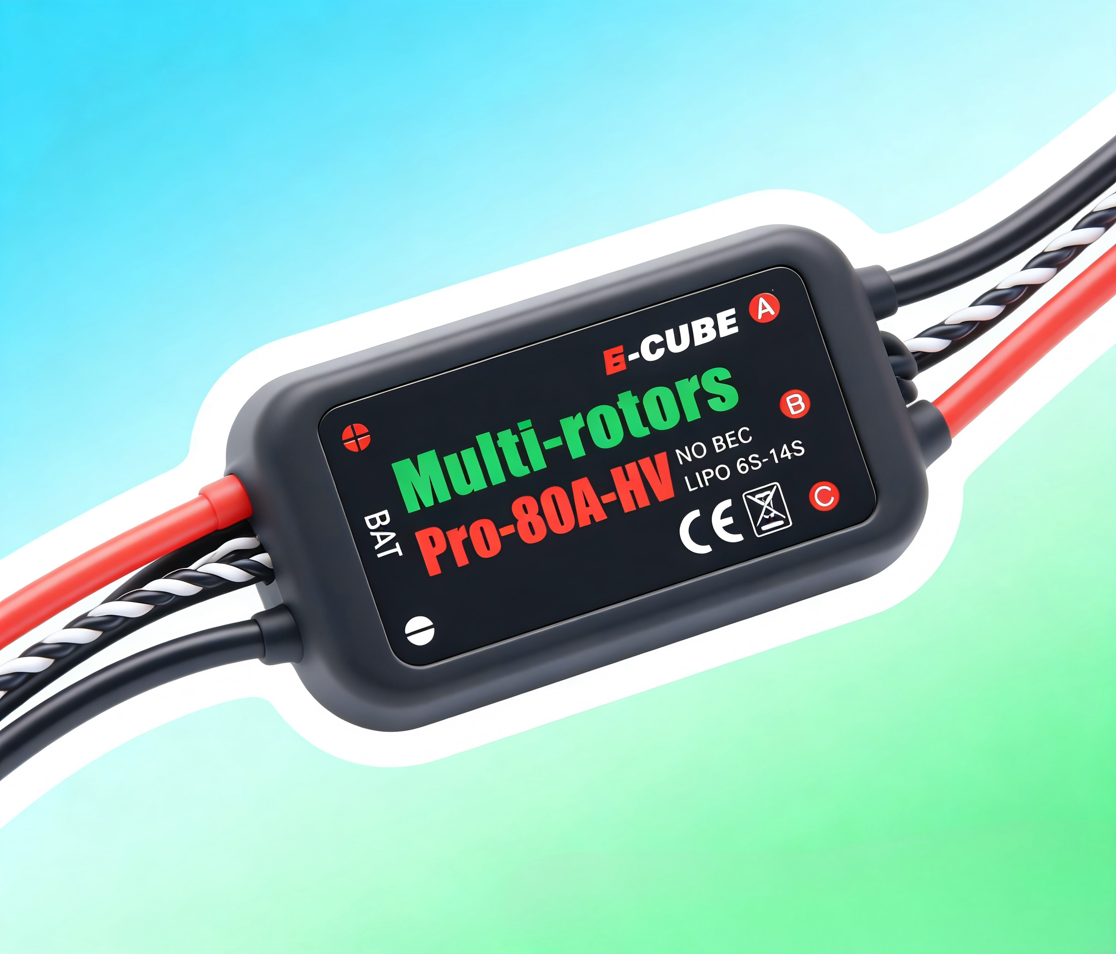 Drone Battery High Voltage - HotRC B-CUBE 멀티 로터 프로 80A