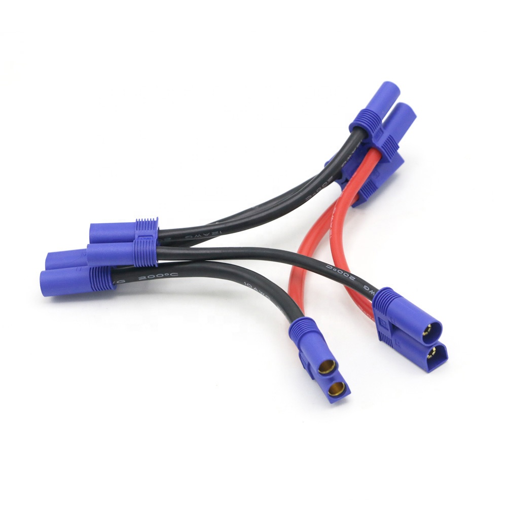Drone Battery Connector - 10PCS EC5 시리즈 12AWG 100mm 직렬