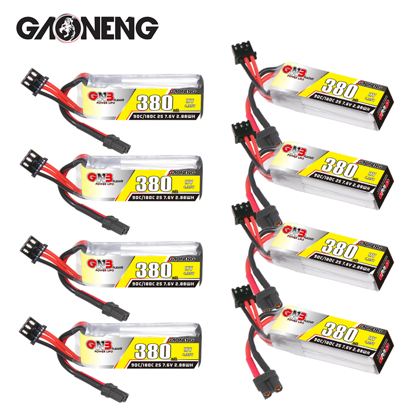Drone Battery Lipo - GNB 2S 7.6V 380mAh 90C/180C Lipo