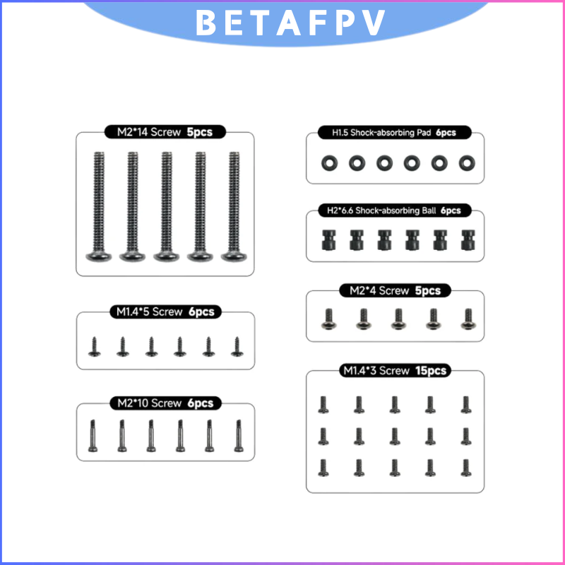 Drone Battery Bag - BETAFPV 드론 나사 팩 어소트먼트 키트,