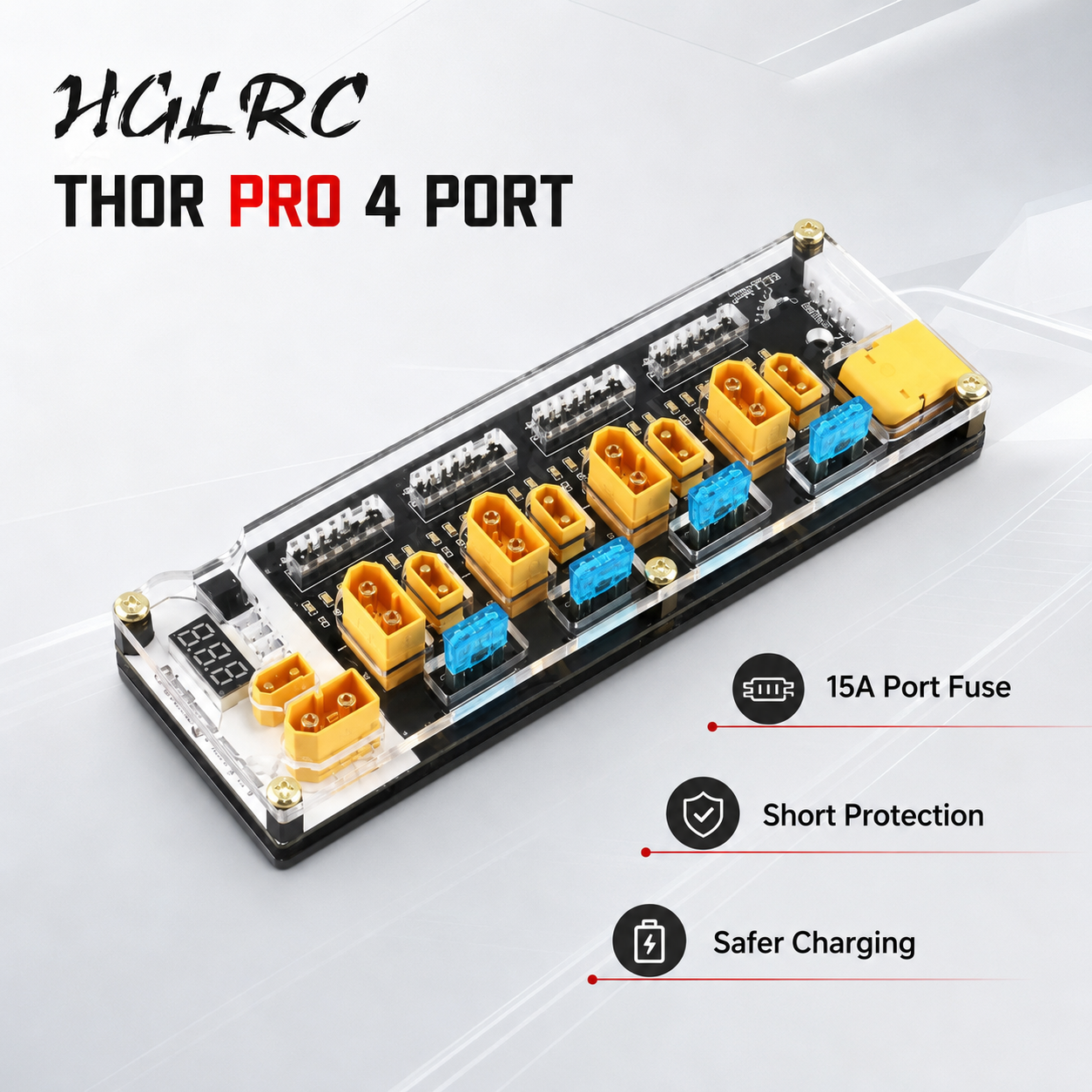 Drone Battery Parallel Board - HGLRC THOR PRO 40A 4포트 리포