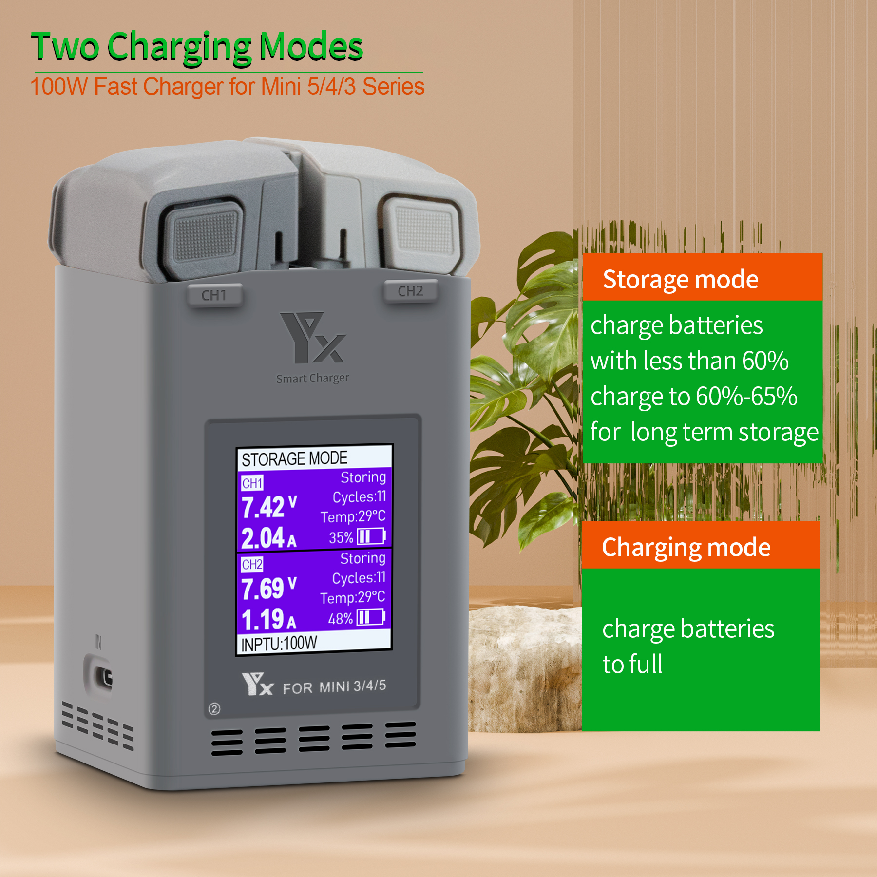 Drone Battery Balance Charger - DJI 미니 5 프로/미니 4 프로/미니