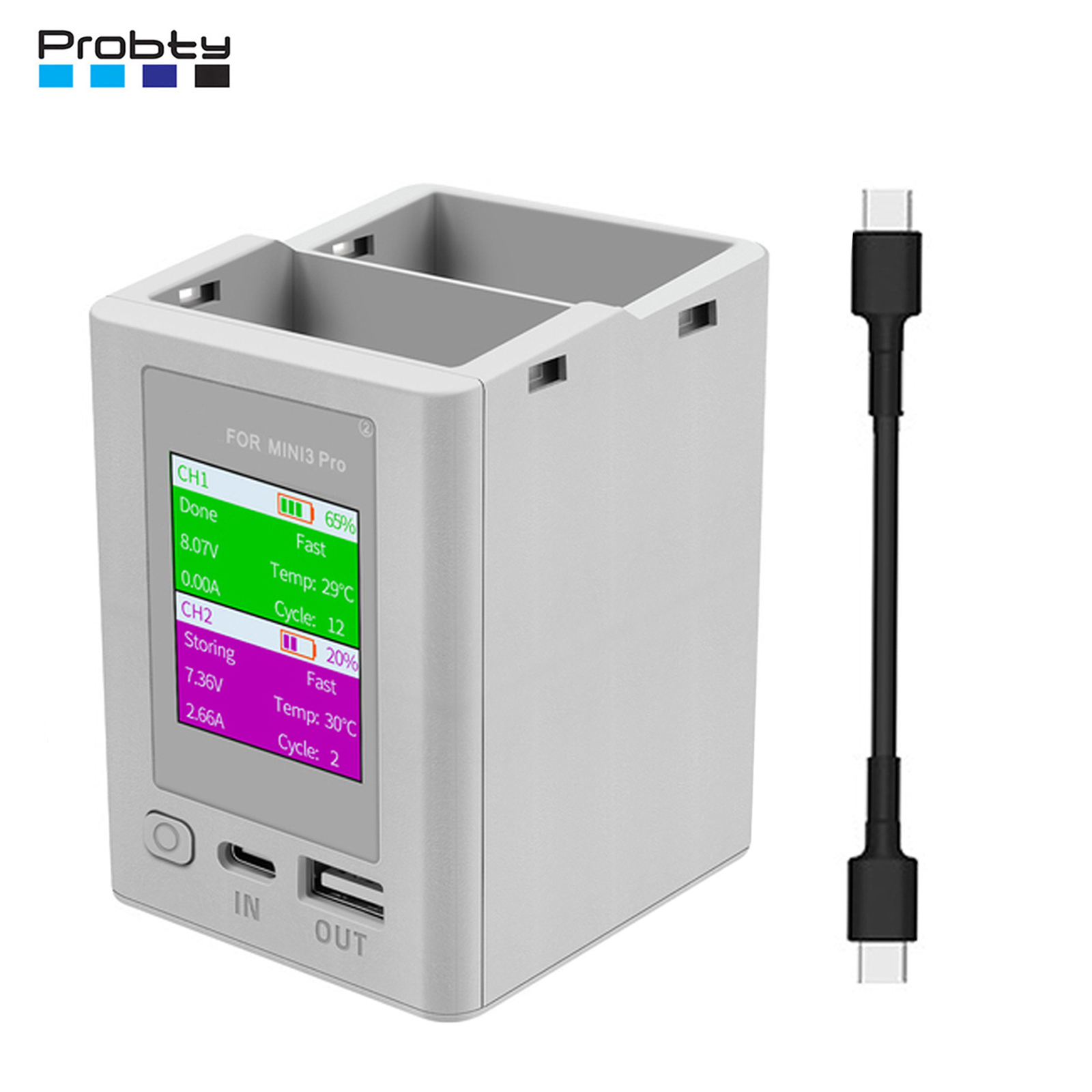Drone Battery Balance Charger - DJI Mini 4 Pro/Mini 3 Pro