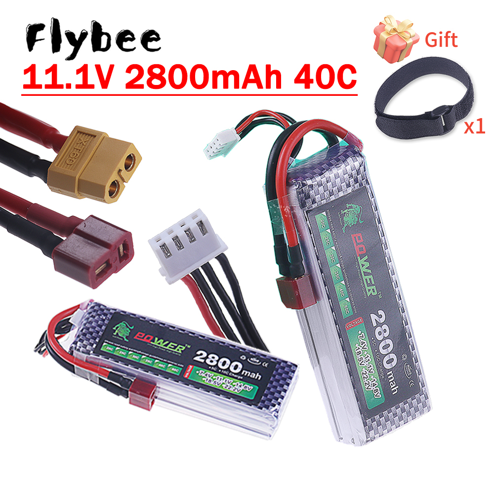 Drone Battery 3S - 2800mAh 3S 11.1V 40C FPV 드론