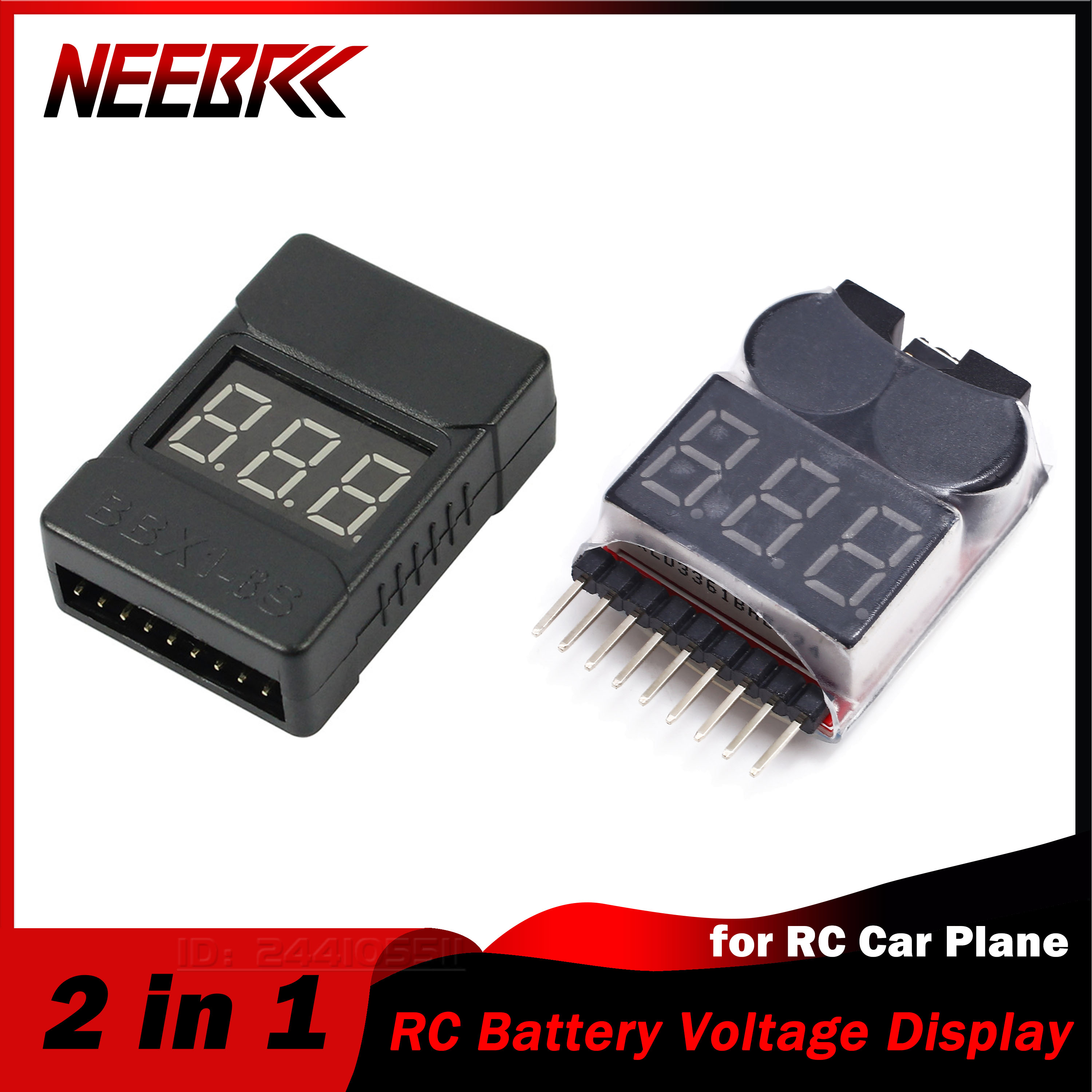 Drone Battery Voltage Checker - BX100 1-8S 2 in 1 배터리