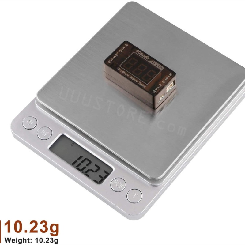 Drone Battery Voltage Checker - AOKoda AOK-041 1S 리포 배터리 전압
