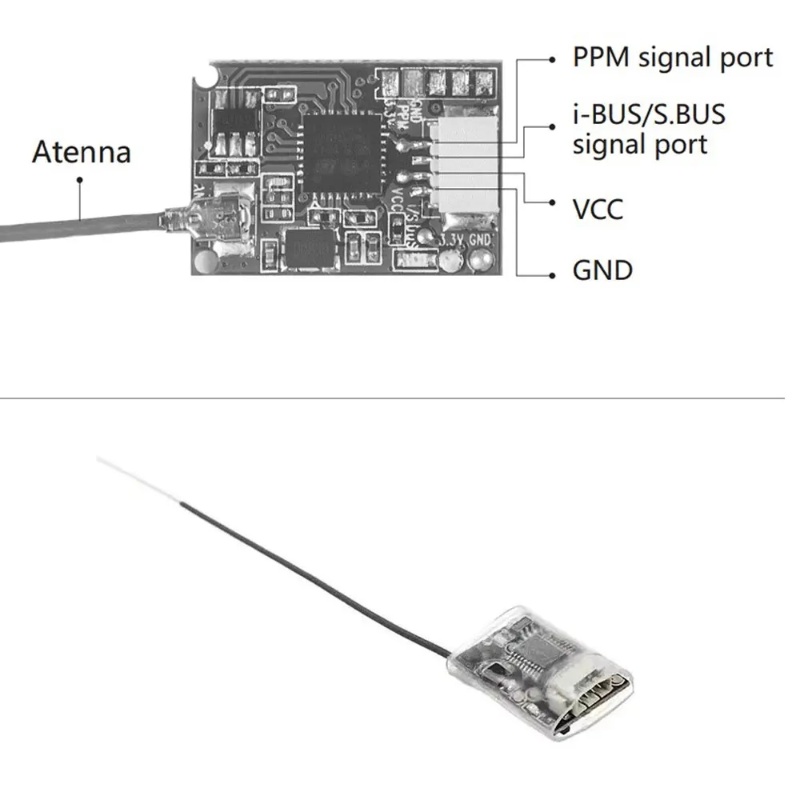플라이스카이 FS-8A 8CH 18CH 미니 수신기 P - Drone Battery Plate 리뷰 및 가격