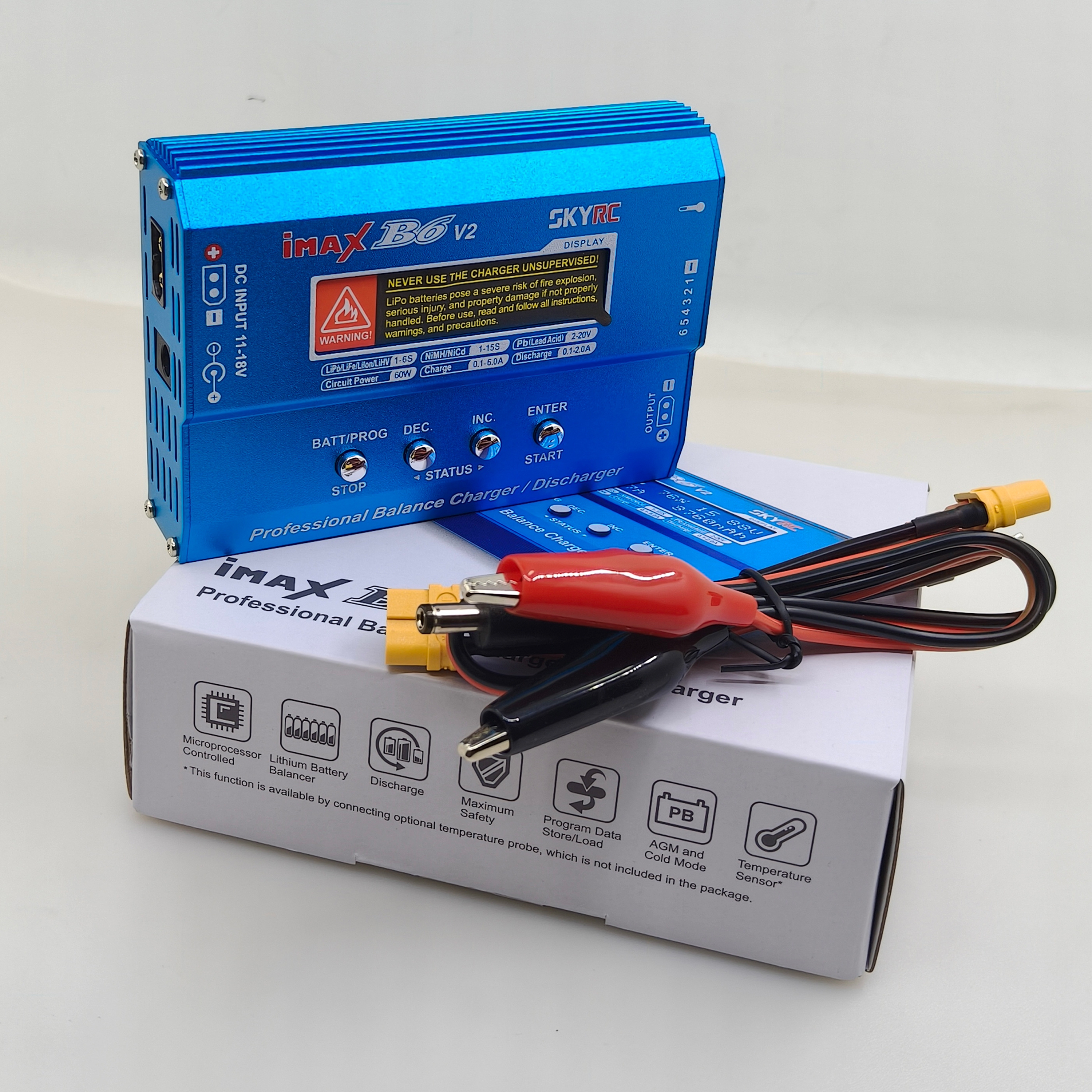 iMAX B6 b6ac 80W 배터리 충전기 Lipo  - Drone Battery Charger 리뷰 및 가격