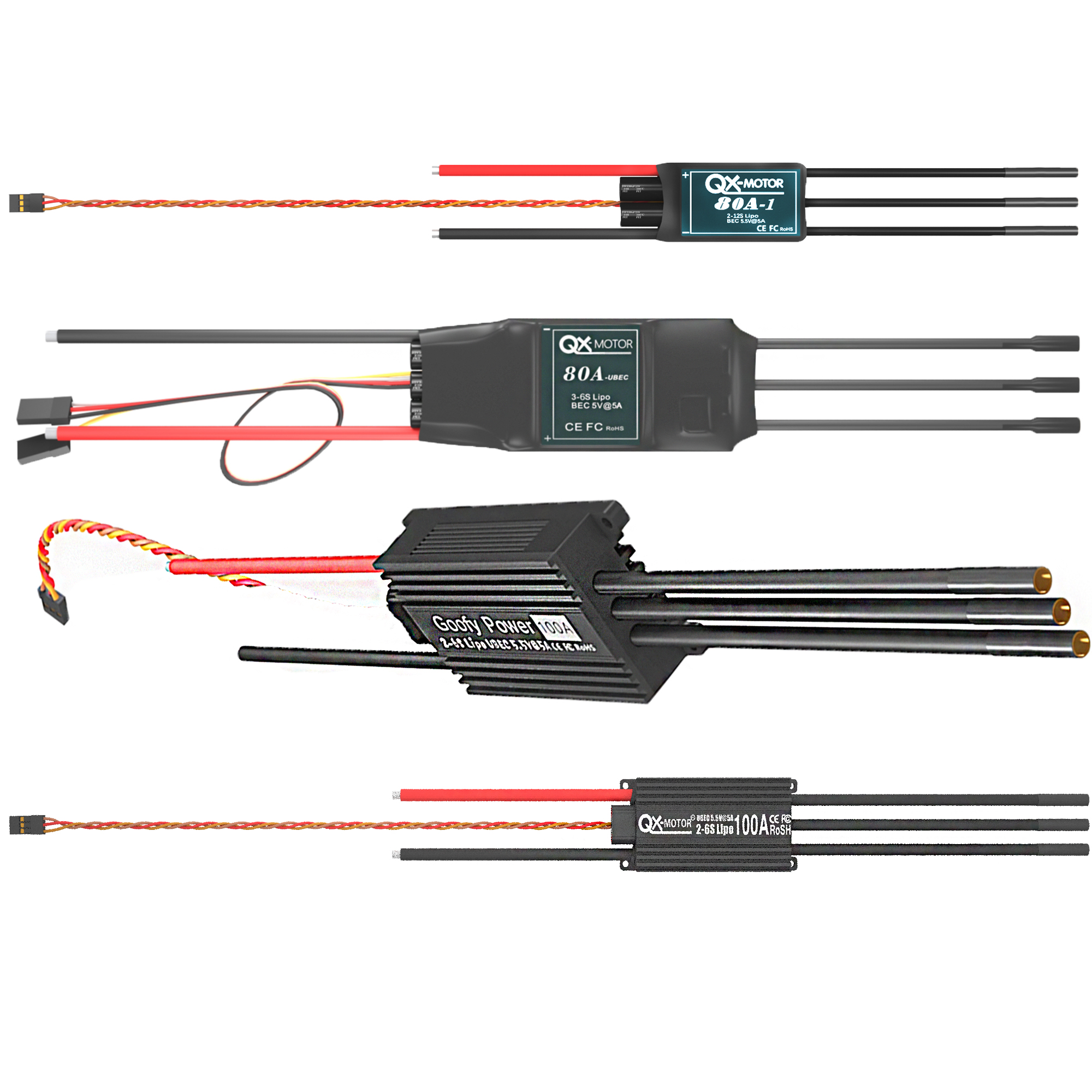 QX-MOTOR 브러시리스 ESC 시리즈 EDF, 스로 - Drone Battery Plate 리뷰 및 가격
