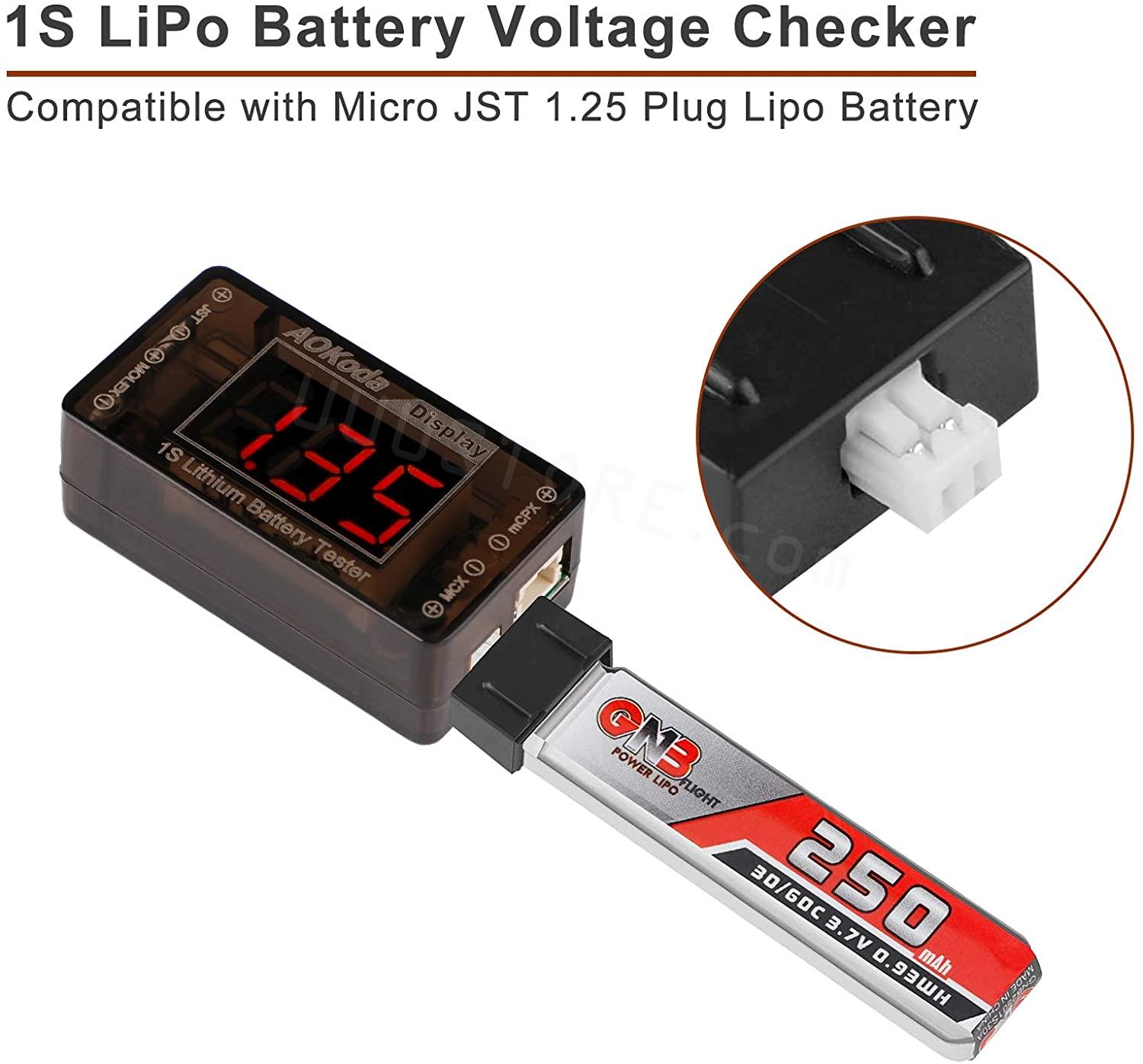 AOKoda AOK-041 1S 리포 배터리 전압 검사 - Drone Battery Voltage Checker 리뷰 및 가격