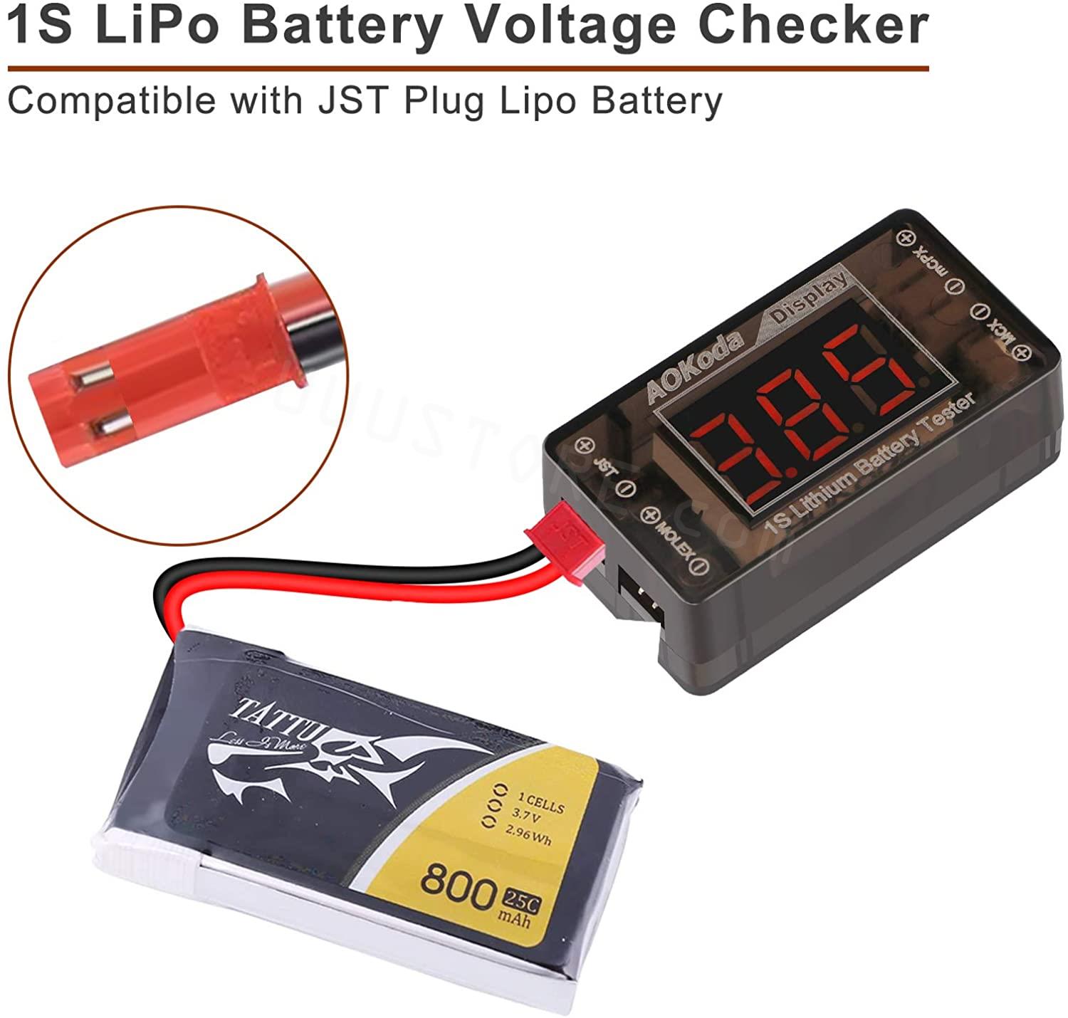 AOKoda AOK-041 1S 리포 배터리 전압 검사 - Drone Battery Voltage Checker 리뷰 및 가격
