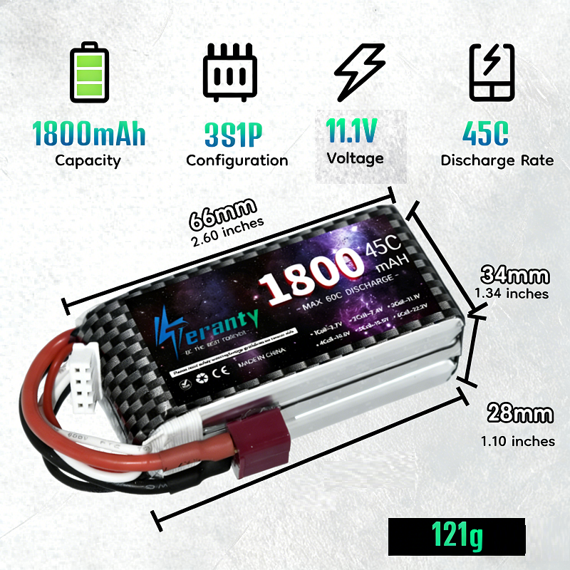 TERANTY 2S 3S 4S 1800mAh 리포 배터 - Drone Battery 4S 리뷰 및 가격