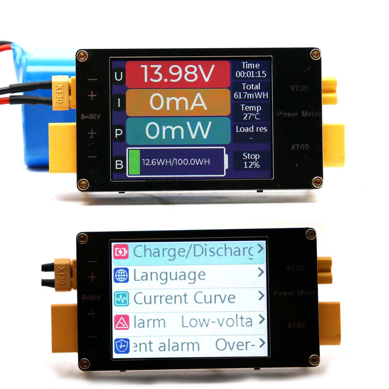 2.4인치 디스플레이 전력계 XT60 64A 양방향 전 - Drone Battery Voltage Checker 리뷰 및 가격