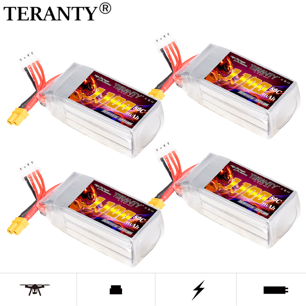 TERANTY 3S 11.1V 1100mAh 80C/1 - Drone Battery 3S 리뷰 및 가격
