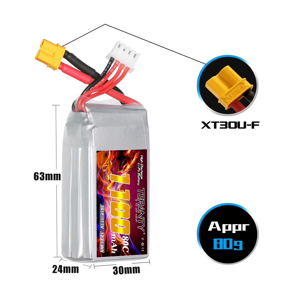 TERANTY 3S 11.1V 1100mAh 80C/1 - Drone Battery 3S 리뷰 및 가격