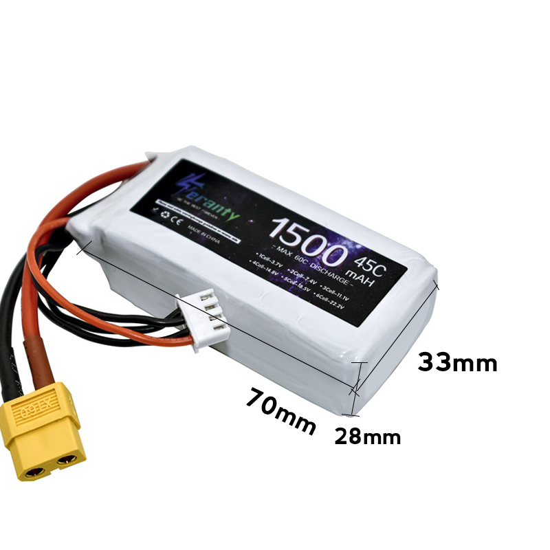 TERANTY 3s 45C 11.1V 1500mah 리 - Drone Battery Li-Ion 리뷰 및 가격