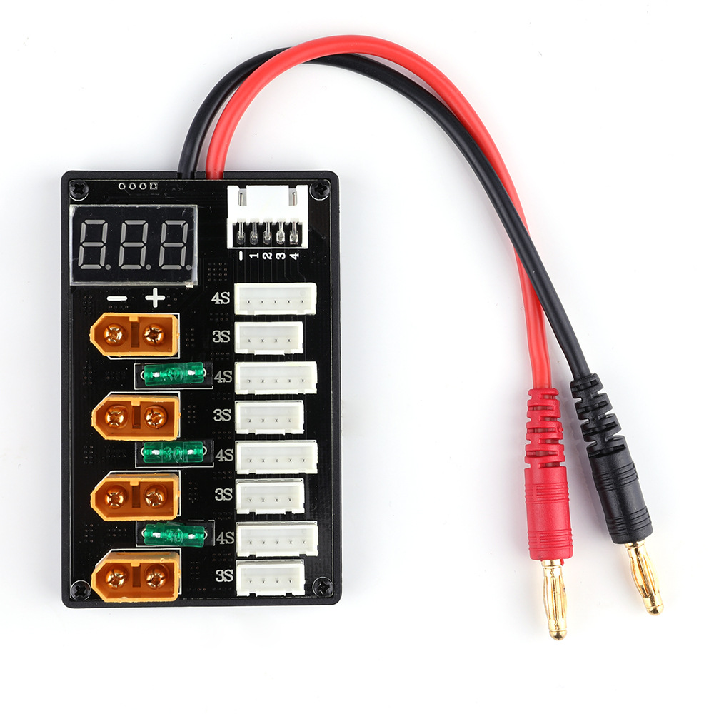 XT60 플러그 3S 4S Lipo 배터리 병렬 충전  - Drone Battery Parallel Board 리뷰 및 가격