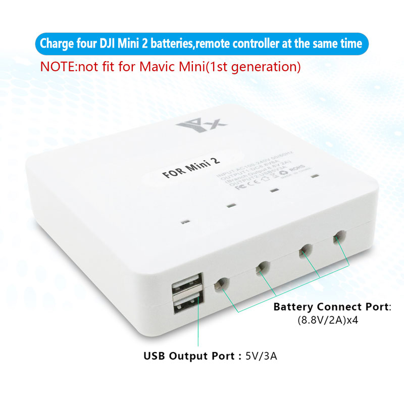 YX 6IN1 고속 스마트 배터리 충전 허브 USB 포 - Drone Battery Smart 리뷰 및 가격