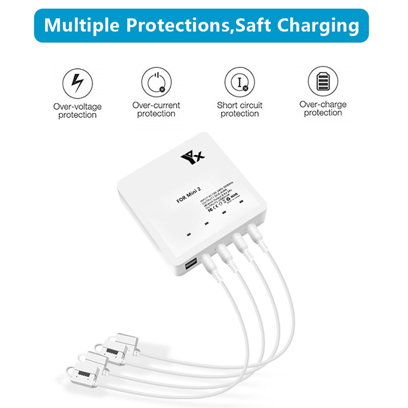 YX 6IN1 고속 스마트 배터리 충전 허브 USB 포 - Drone Battery Smart 리뷰 및 가격