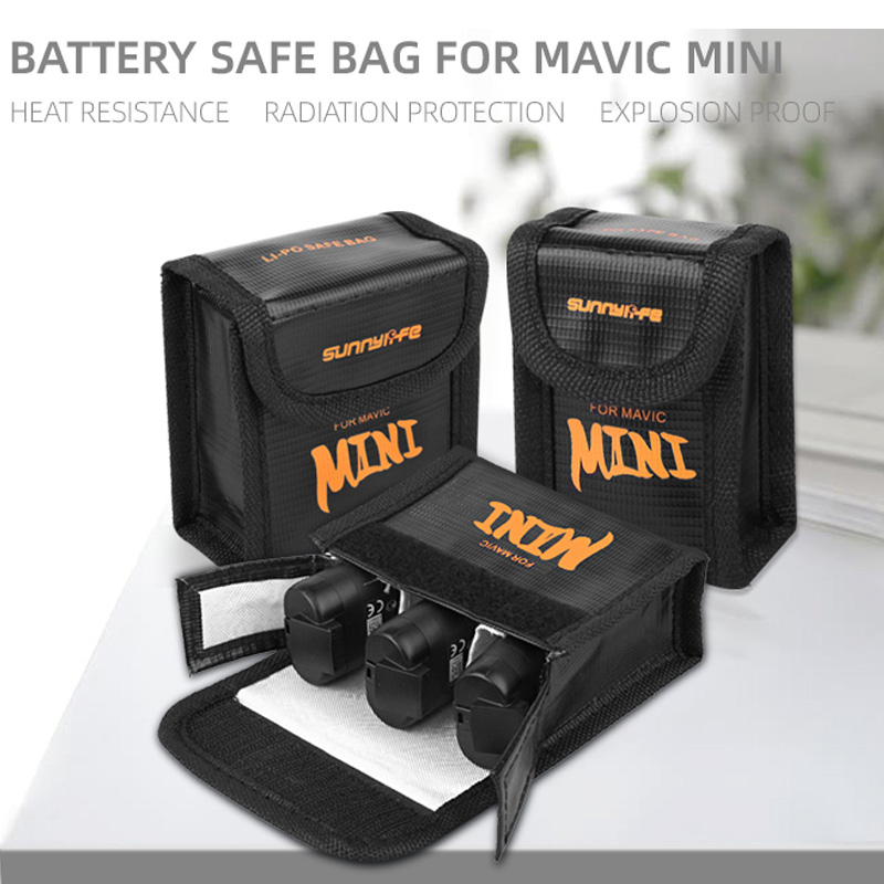 DJI 미니 2/se용 배터리 안전 가방, 방수, 방폭 - Drone Battery Bag 리뷰 및 가격