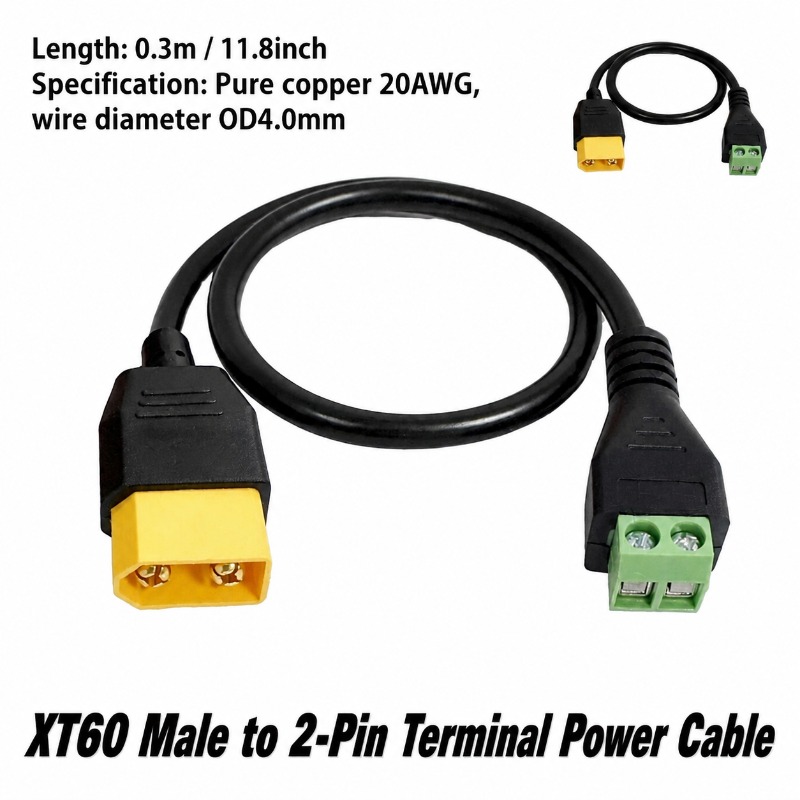 XT60 커넥터 남성-여성 2핀 나사 단자 블록 어댑터 - Drone Battery Balance Charger 리뷰 및 가격