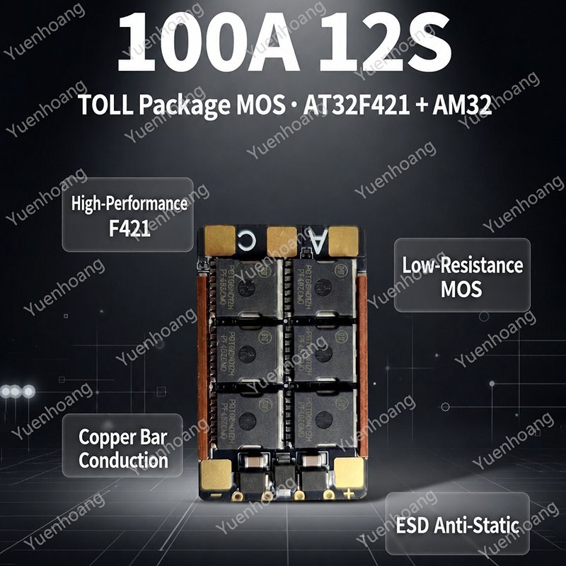 1세트 AM32 12S 고전압 32비트 ESC AT32 - Drone Battery High Voltage 리뷰 및 가격