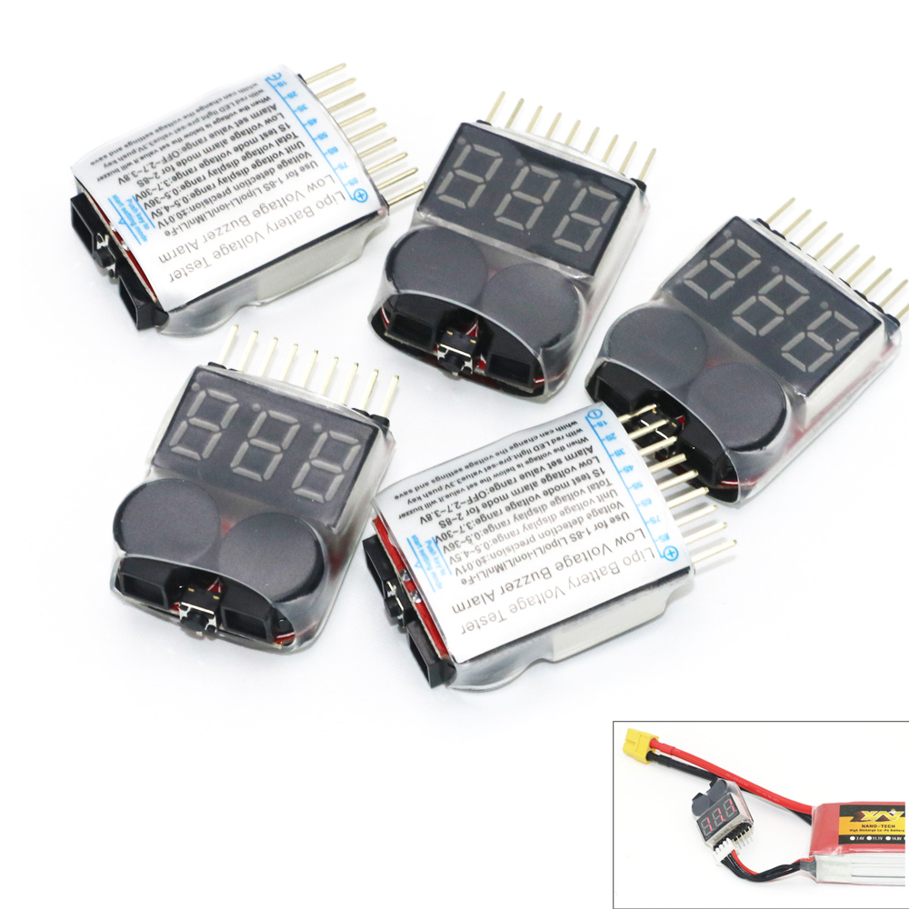 Lipo 배터리 전압 테스터 전압계 모니터 부저 경보  - Drone Battery Alarm 리뷰 및 가격