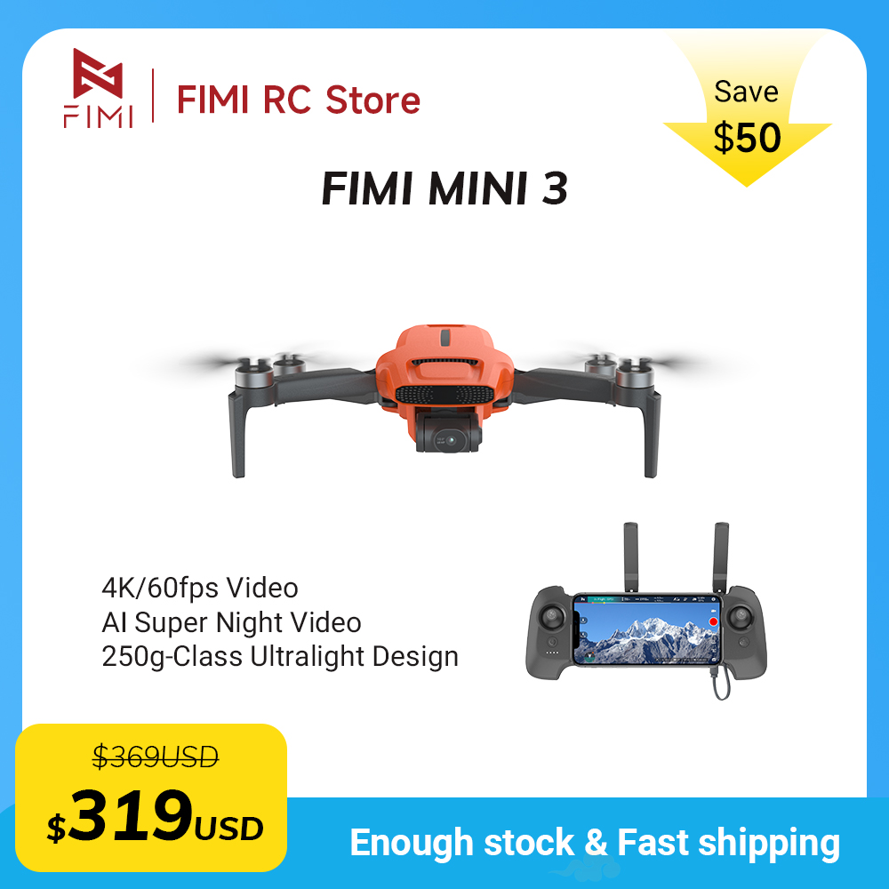 FIMI MINI 3 카메라 드론 4K 60fps 9k - Drone Battery Smart 리뷰 및 가격
