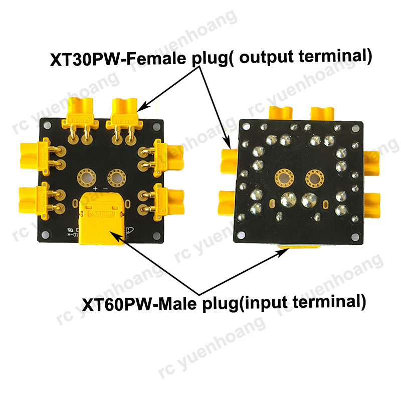 1PCS XT30PW-여성형 전원 분배 보드 대전류 X - Drone Battery Parallel Board 리뷰 및 가격