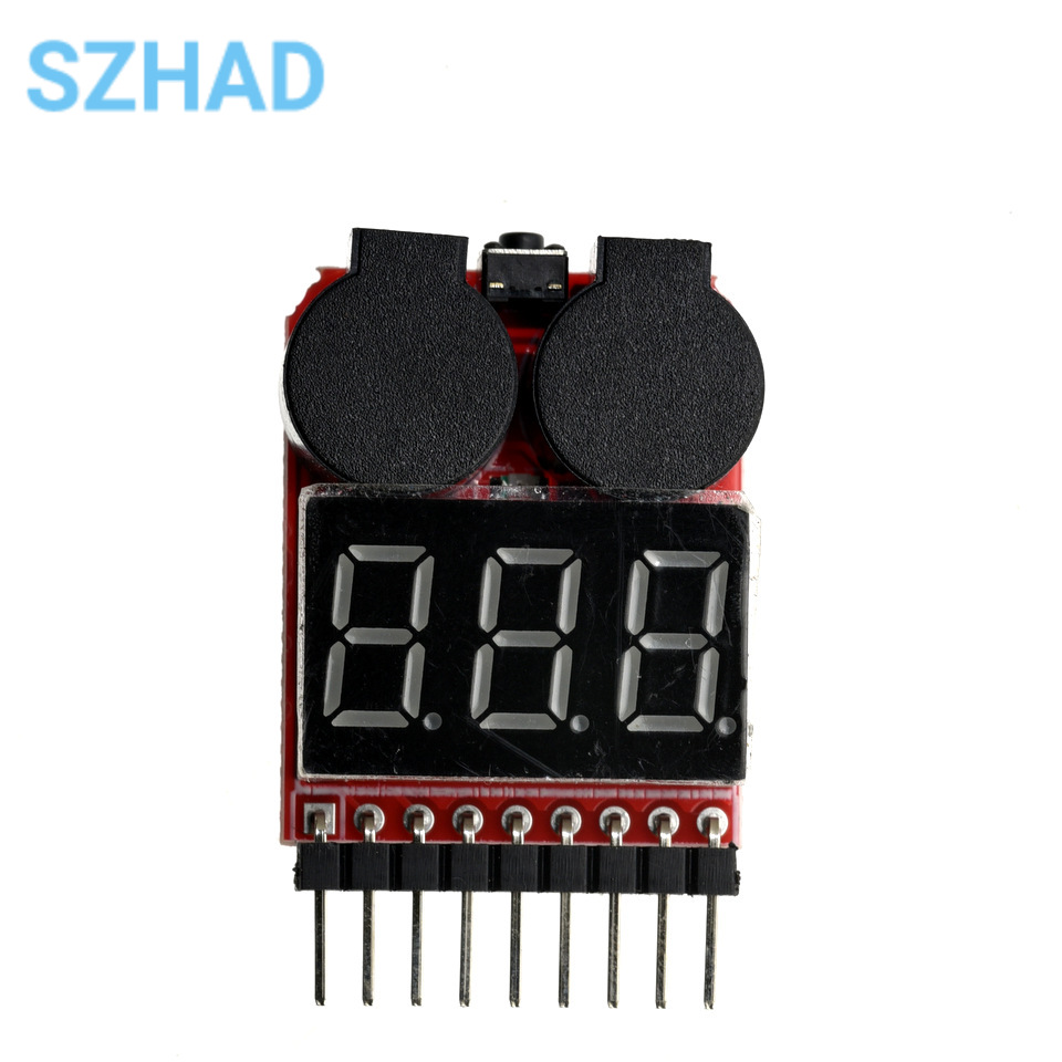 1-8S 리포 배터리 전압 테스터 체커 저전압 부저 알 - Drone Battery Voltage Checker 리뷰 및 가격