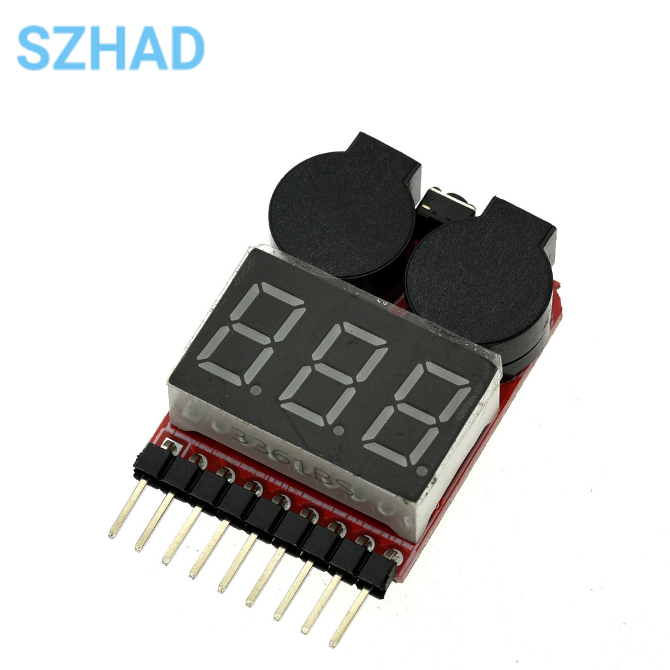1-8S 리포 배터리 전압 테스터 체커 저전압 부저 알 - Drone Battery Voltage Checker 리뷰 및 가격
