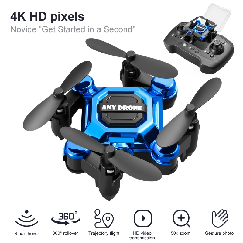 4K 카메라 HD RC 드론 접이식 원격 제어 미니 쿼 - Drone Battery Smart 리뷰 및 가격