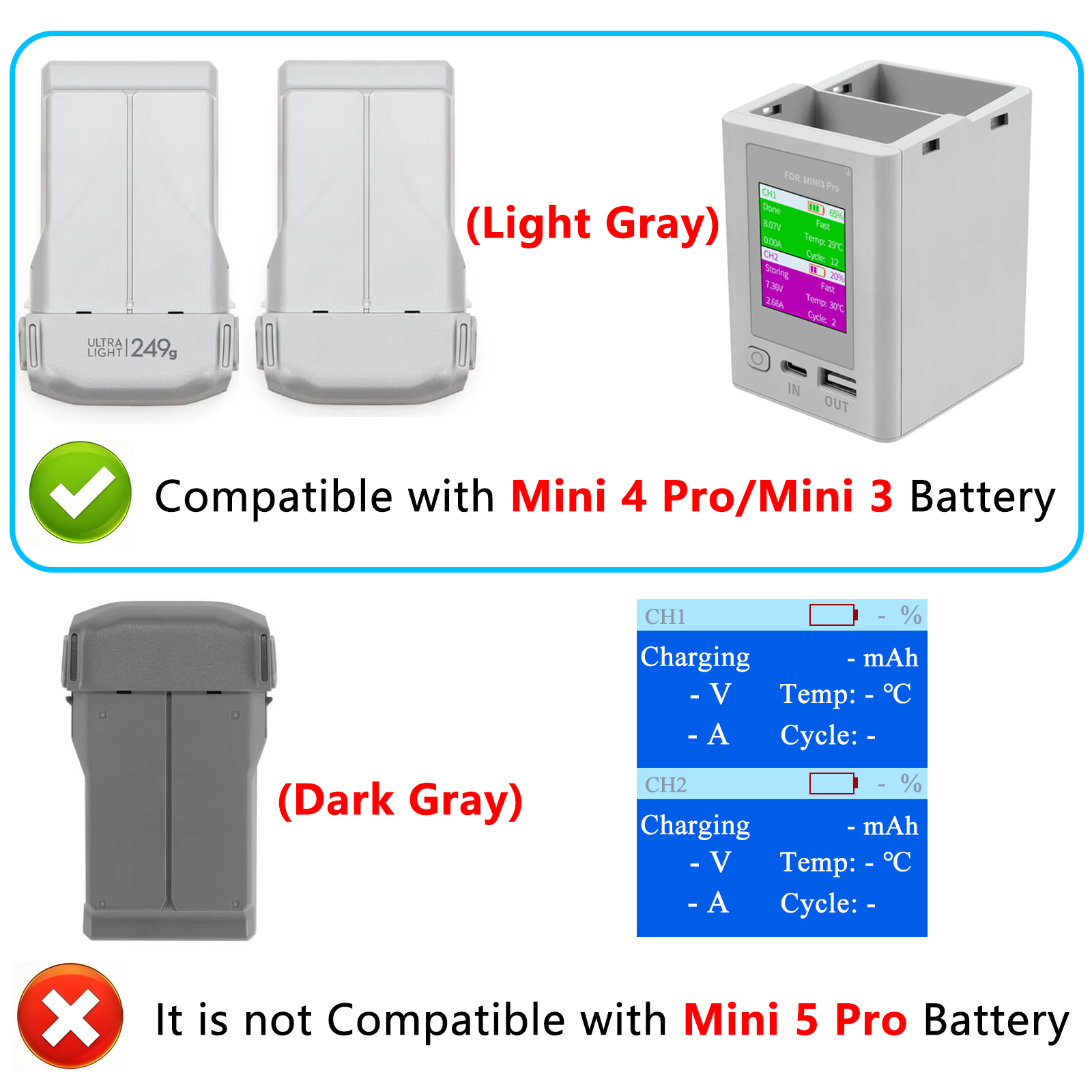 DJI Mini 4 Pro 드론 배터리 충전 버틀러용  - Drone Battery Smart 리뷰 및 가격