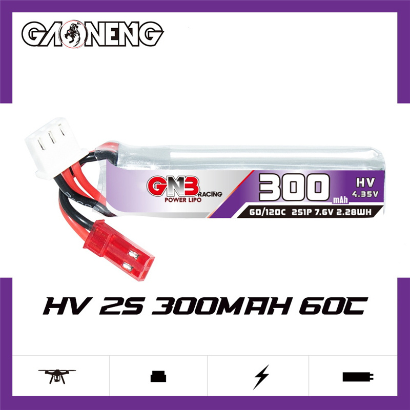 GAONENG GNB 2S 7.6V 300mAh 60C - Drone Battery Connector 리뷰 및 가격