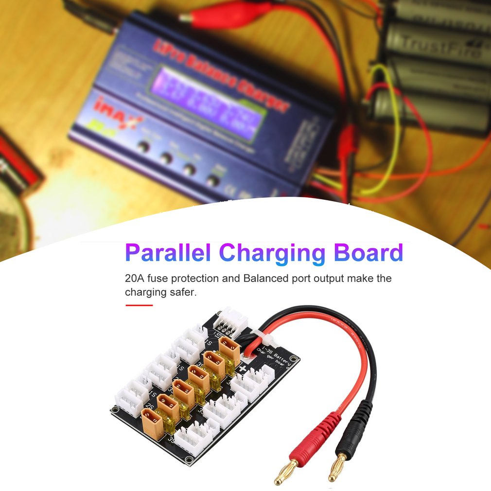 RC 레이싱 드론용 Lipo 배터리 병렬 충전 보드,  - Drone Battery Parallel Board 리뷰 및 가격