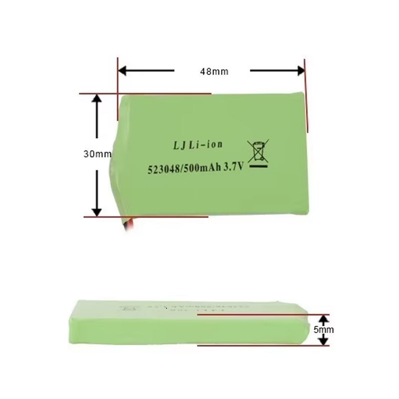 3.7V 500mAh 523048 리튬 이온 배터리 + - Drone Battery Li-Ion 리뷰 및 가격