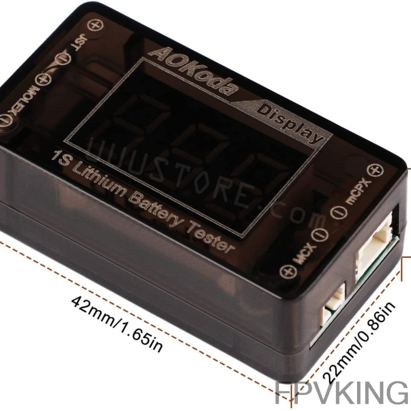 AOKoda AOK-041 1S 리포 배터리 전압 검사 - Drone Battery Voltage Checker 리뷰 및 가격