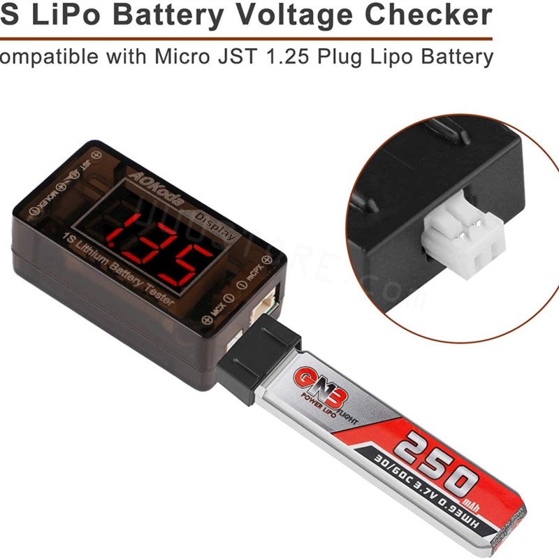 AOKoda AOK-041 1S 리포 배터리 전압 검사 - Drone Battery Voltage Checker 리뷰 및 가격